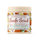 CalmGrace Exfoliating Scalp Scrub | Coconut & Pineapple Hair Scrub Scent | Natural Hair Care | Hair Scalp Exfoliator for Dandruff Prone Oily Hair & Dry, Itchy Scalp – 200g