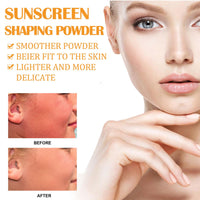 DMQ SPF50+ Matte Face Powder,Portable Translucent Face Powder With Soft Brush,Powder Sunscreen,Natural Setting Powder,Long Wearing Translucent Setting Powder,Face Powder Loose,Oil-Control & Sunscreen