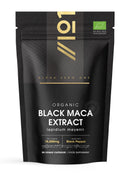 ALPHA01 Organic Black Maca Extract 15,000mg with Black Pepper - 90 Vegan Capsules (3 Months Supply) – High Strength 30:1 Black Maca Extract - Resealable and Recyclable Pouch – by Alpha01