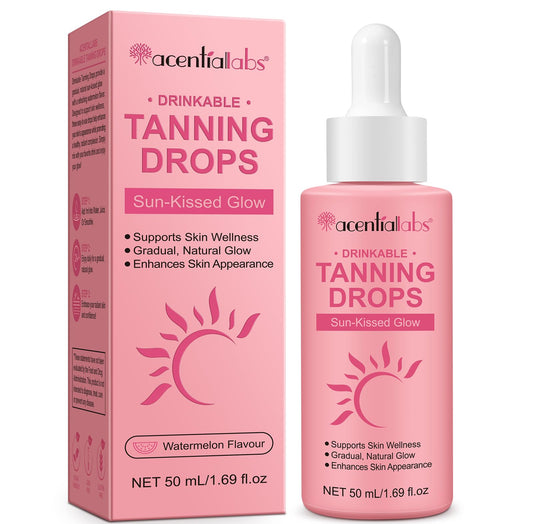 ZyranovaE Sunless Tanning Drops To Drink,Face Tanning Drops,Moisturizing Bronzing Tanner for Face & Body,Promotes skin health,No Streaks, for All Skin Types(50ml)