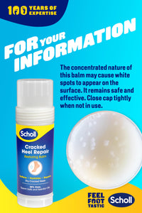 Scholl Severe Cracked Heel Repair Restoring Balm, to repair Very Dry and Cracked Heels, Intensely Moisturising for Healthy Feet with 25% Urea, Epsom Salts and Essential Oils