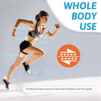 KDJXZ Anti Chafing Cream 2 PCS Anti Chafe Stick Chafing Stick Anti-Chafing Gel Waterproof Chafe Stick Anti Chafe Balm, Anti Friction Stick for Heel, Lower Arm, Thigh, Legs, Skin Protection - 23g