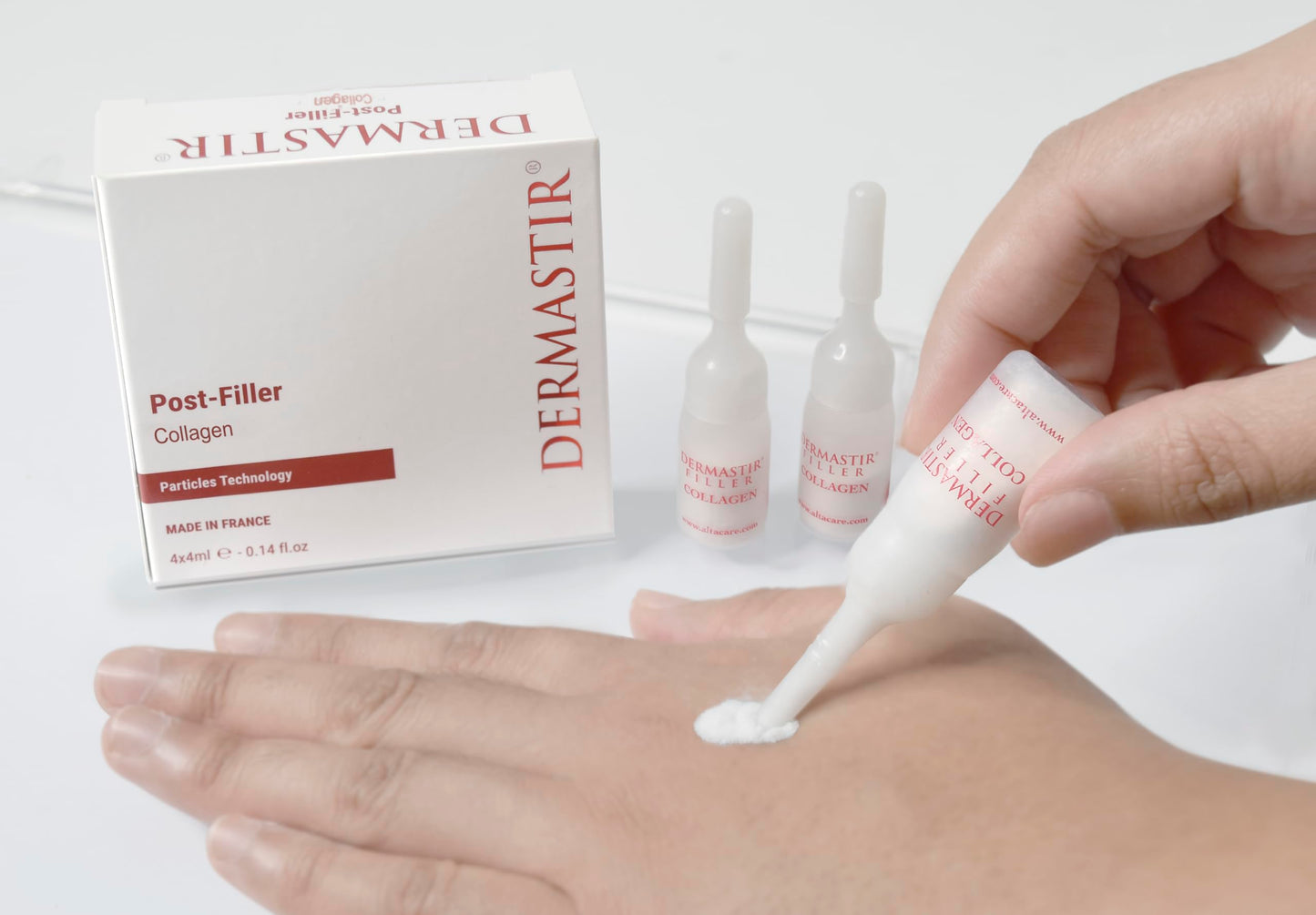 Dermastir Collagen powder, antiage fill wrinkles and fine lines, 4ml x 4