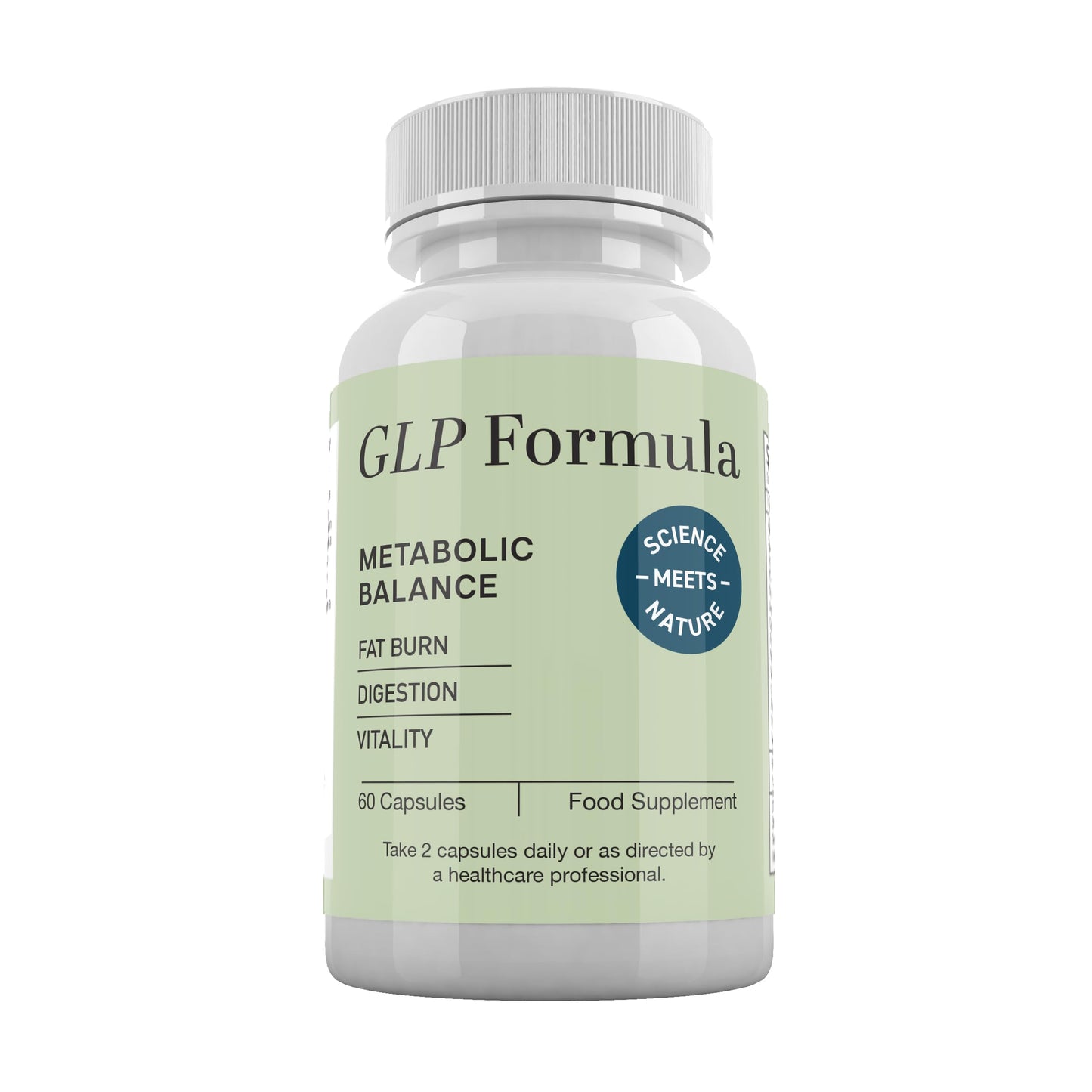 GLP Formula Metabolic Balance 60 Capsules Food Supplement Natural