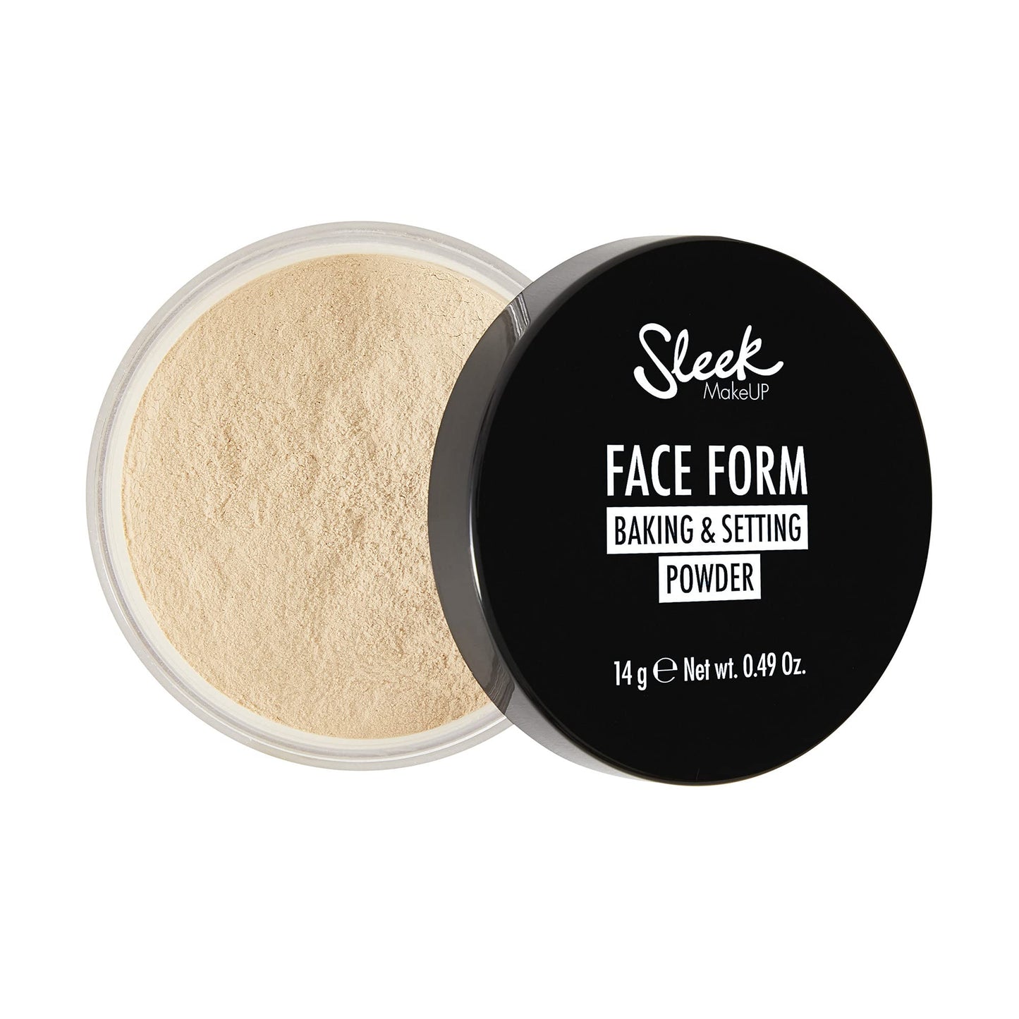 Sleek MakeUP Face Form Baking & Setting Powder, Loose Setting Powder to Lock in Your Makeup, Lightweight Formula, Light, 14g