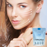 Leogony 2 PCS V Line Face Lifting Chin Mask, Double Chin Lifting Mask, Firming and Moisturizing