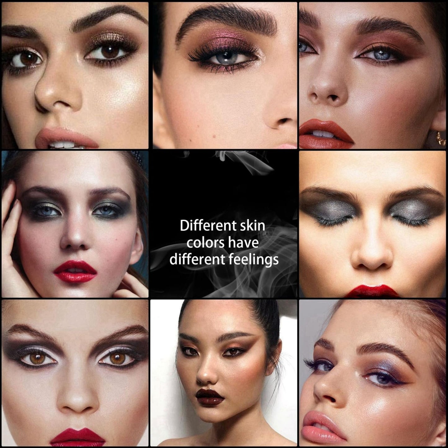 Grey Eyeshadow Palette Black Eyeshadow 12 Pigmented,Smokey Eyeshadow Palette 12 Shades,Waterproof Eye Shadow Pallets for Women,Shimmer Smokey Color Eyeshadow,Full Matte Smokey Eye Shadow Pallets