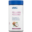 Applied Nutrition Collagen + Coconut Capsules – Marine Collagen with Vitamin C & Coconut Oil – Hair,Skin & Nails Support – Joint & Connective Tissue Health –Halal Certified –180 Capsules (90 Servings)