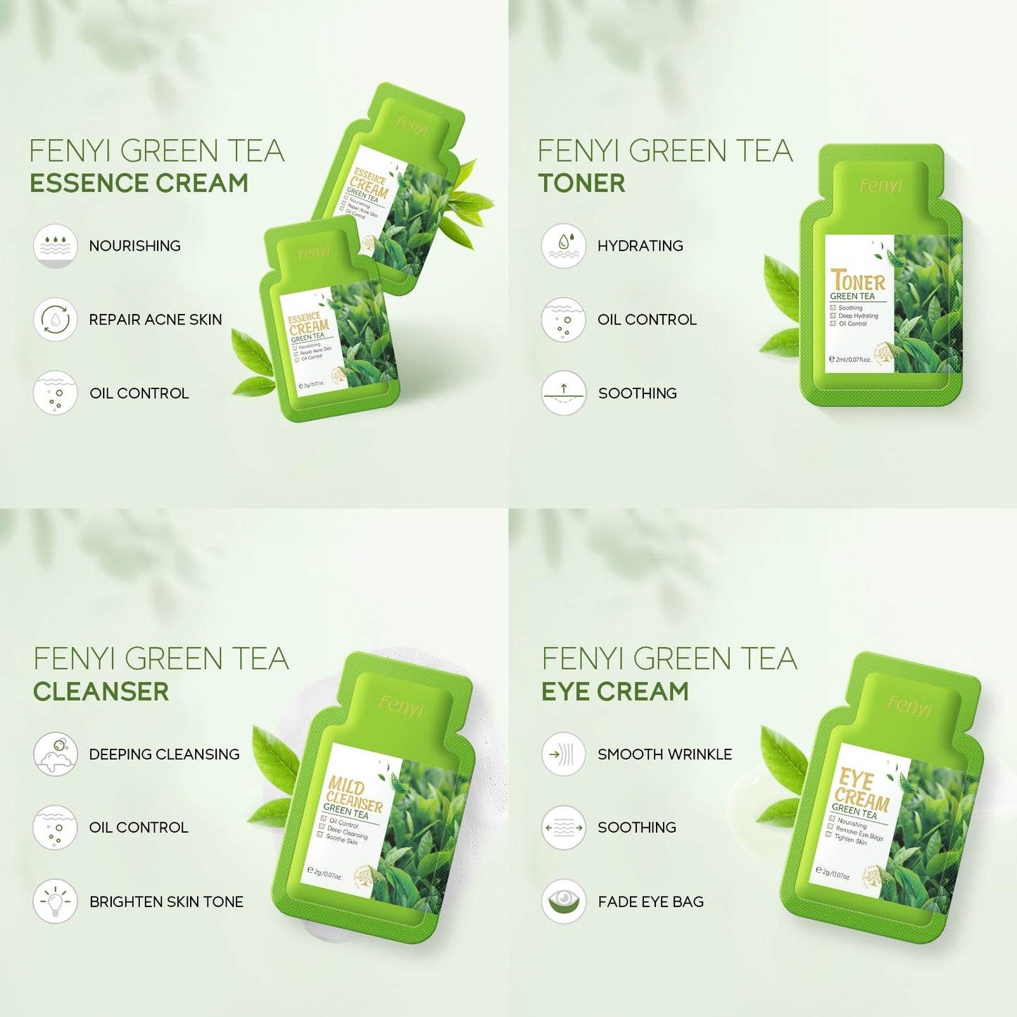 TBeautfave 26PCS Green Tea Skin Care Sets & Kits, Skin Care For Teenage Girls, Skin Care Set For Pamper Gift Sets For Women, Facial Kit, Skincare Set, Cleanser,Toner,Serum,Cream,Mud Mask,Eye Cream,Sleep Mask