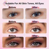 EMEDA Manga Lash Clusters Kit, Individual Lashes Wispy & Natural Cluster Lashes with Bond and Seal Tweezers, Soft Thin Band Anime False Eyelashes 10mm - 13mm Mix (flower)