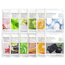 wimony 12pcs Moisturising Sheet Face Mask, Sheet Masks Multipack for Purely Natural Plant and Fruit Organic Extracts Moisturizing Repairing, Face Masks Skincare Sheet with Firming Brightening