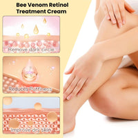 Oumun Bee Venom Retinol Skin Salve Ointment,Anti-Aging Firming Cream,Bee Venom Cre-am,Retinol Treatment Cr-eam,Sk-in Firming Wrinkle Reducing Crea-m,Face Crea-m,Wrinkle Removal C-ream,Skin Treatment Cream