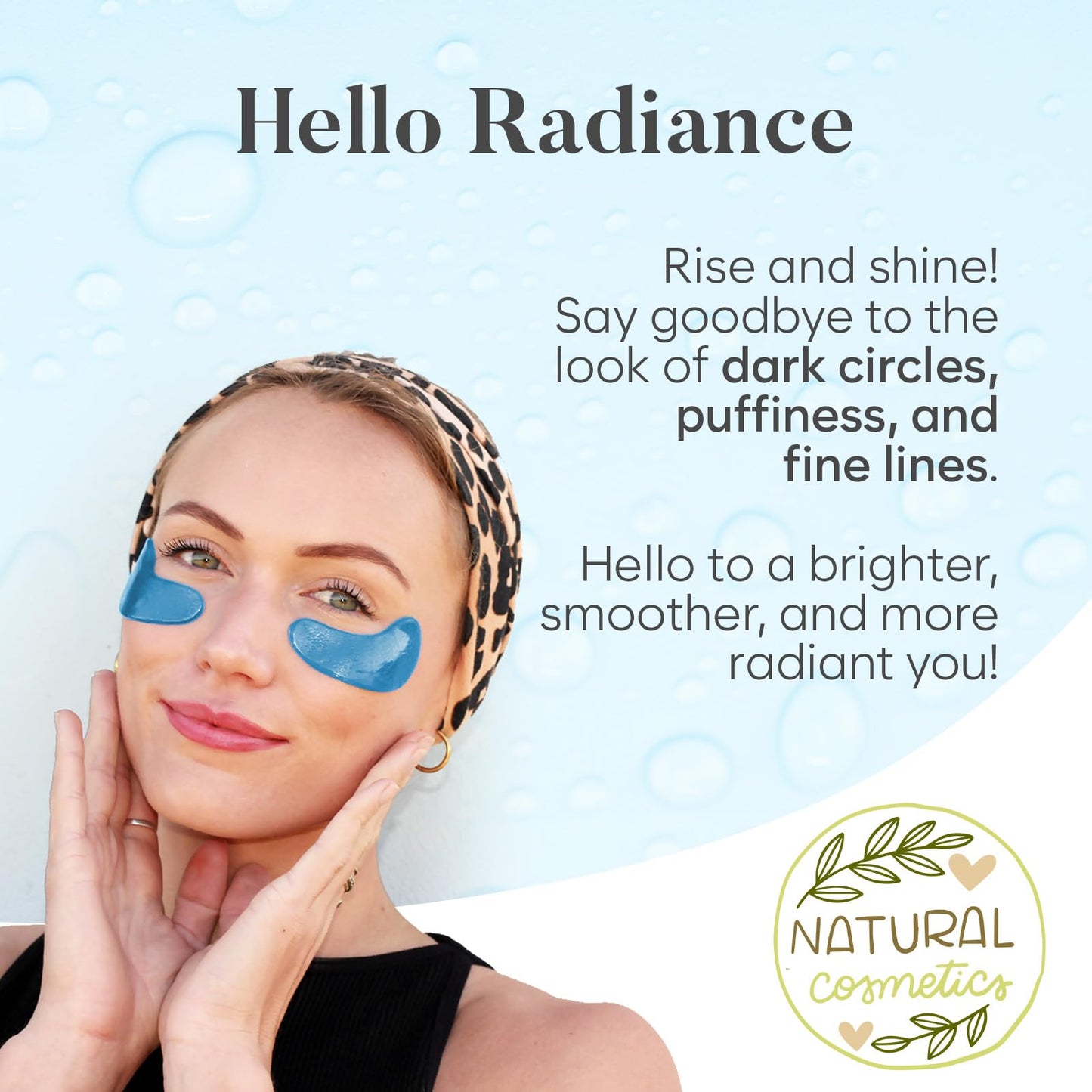 BLOOMORA Under Eye Gel Patches - Marine Collagen Under Eye Patches for Puffy Eyes & Dark Circles - Hyaluronic Acid + Collagen Gel Pads for Reducing Appearance of Puffiness & Hydration - 30 Pairs