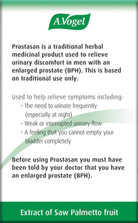 A.Vogel Prostasan® Saw Palmetto Capsules | Prostate supplement for men | Relieve Urinary Discomfort in Men with BPH | 1 Months Supply | 90 capsules