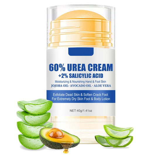 HERBINSOLS Urea Cream 60% for Feet - Urea Foot Cream for Feet & Dry Cracked Skin - Cracked Heel Repair Cream with 60% Urea & 2% Salicylic Acid - Moisturizing Foot & Hand Balm,Skin Care Hands & feet