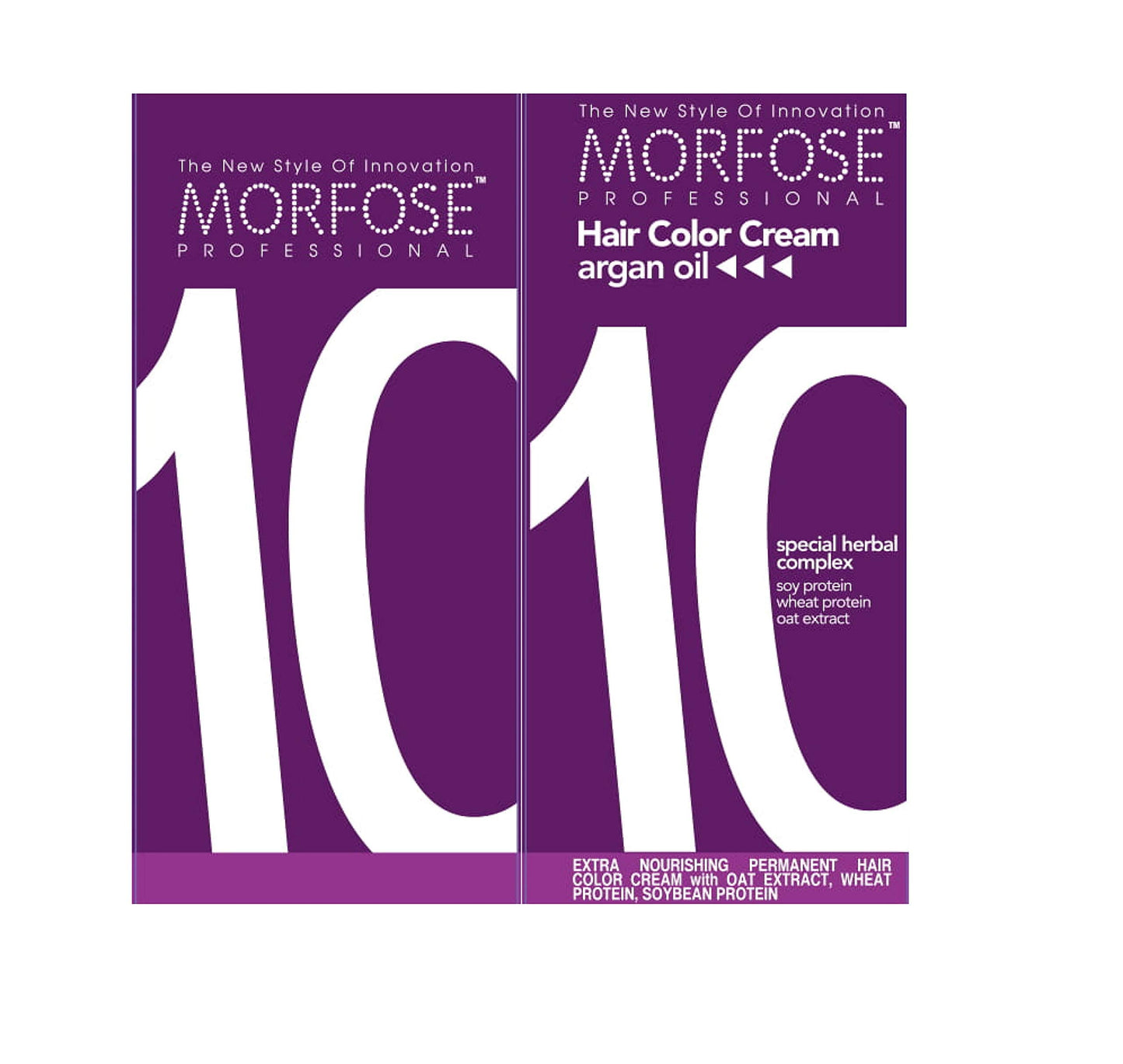 Morfose 10 Professional Hair Colour Cream 100 ml, No. 8.11 Intense Light Ash Auburn