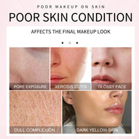 DMQ Water Based Primer,2PCS Invisible Pore Face Primer,Hydrating Makeup Primer for Dry Skin,Primer Foundation Base,Colour Corrector & Smooth Skin Tone,Primer Skin Moisturizer,Pore Minimizer Primer-2PCS