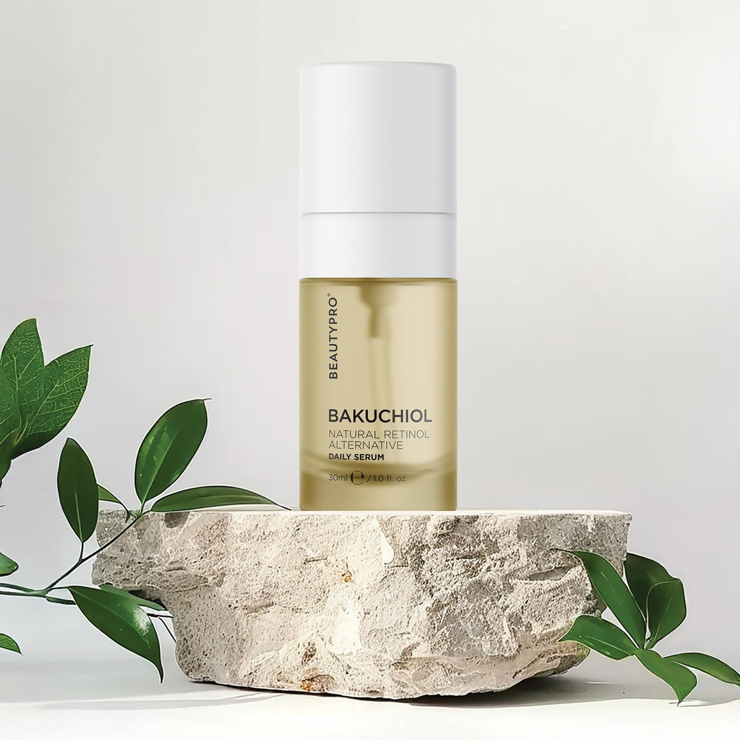BeautyPro BEAUTYPRO BAKUCHIOL Serum 30ml Natural Retinol Hydrating Formula Nourishing Korean Skincare Water-Free Vegan Ingredients Multi Award Winning Brand