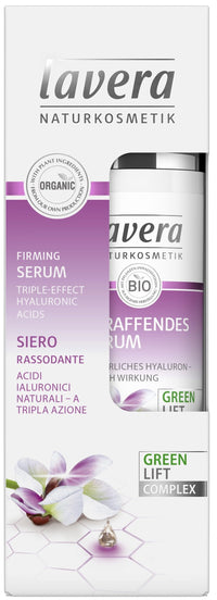 lavera Firming Serum Karanja ✔Anti-Age ✔ hyaluronic acid ✔ Moisturises & Reduces Wrinkles ✔ Vegan ✔ Organic Skin Care ✔ Natural & Innovative Cosmetics (30 ml)