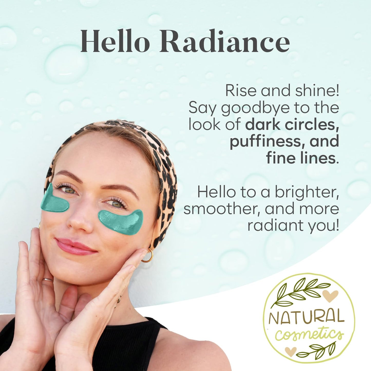 BLOOMORA Under Eye Gel Patches - Aloe Vera Under Eye Patches for Puffy Eyes & Dark Circles - Hyaluronic Acid + Collagen Gel Pads for Reducing Appearance of Puffiness & Hydration - 30 Pairs
