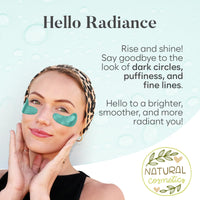 BLOOMORA Under Eye Gel Patches - Aloe Vera Under Eye Patches for Puffy Eyes & Dark Circles - Hyaluronic Acid + Collagen Gel Pads for Reducing Appearance of Puffiness & Hydration - 30 Pairs