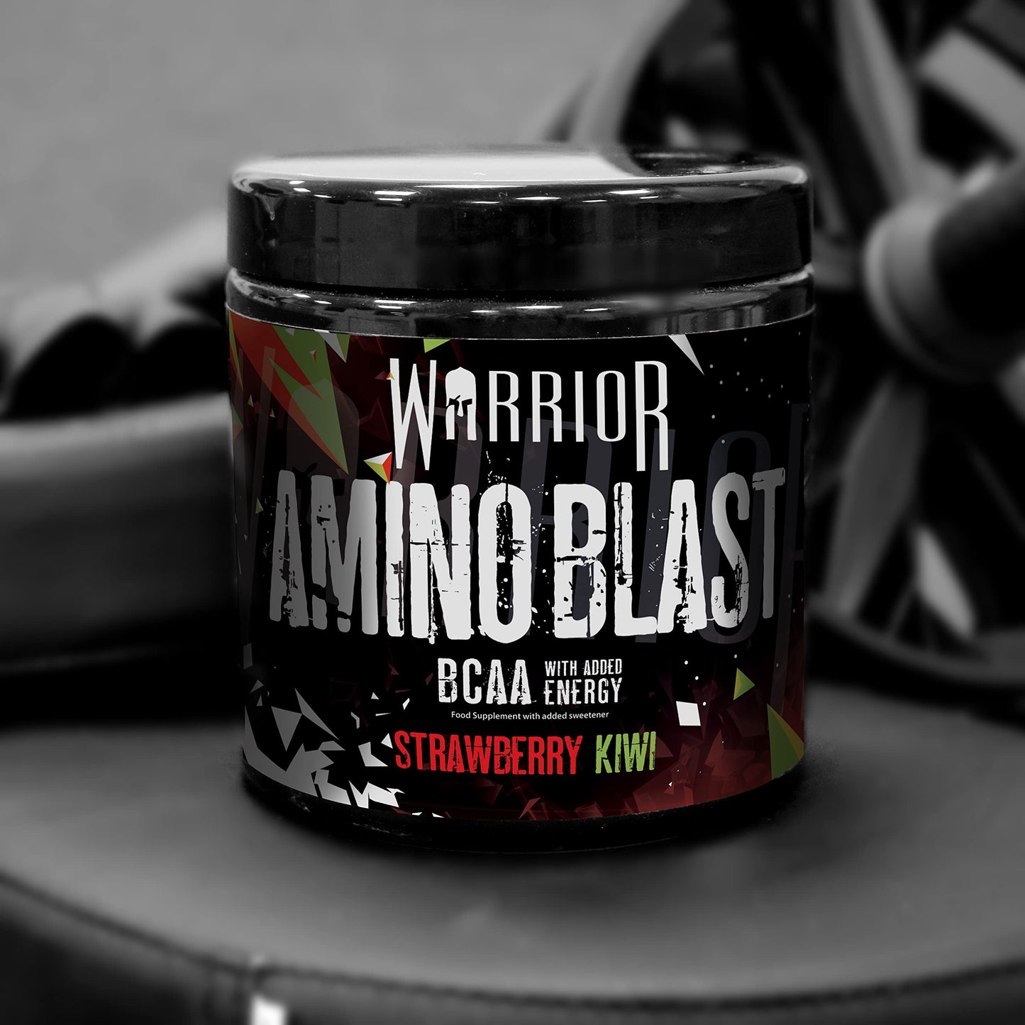 Warrior, Amino Blast - 270g - Branch Chain Amino Acid Powder (BCAA) - Helps Build Lean Muscle and Speed Up Recovery, Strawberry Kiwi