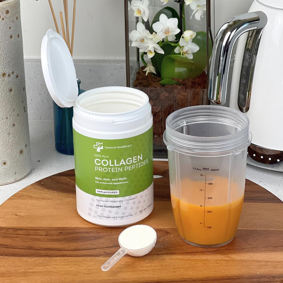 100% Pure Collagen Powder Protein Peptides - General Healthcare 300g Supplement
