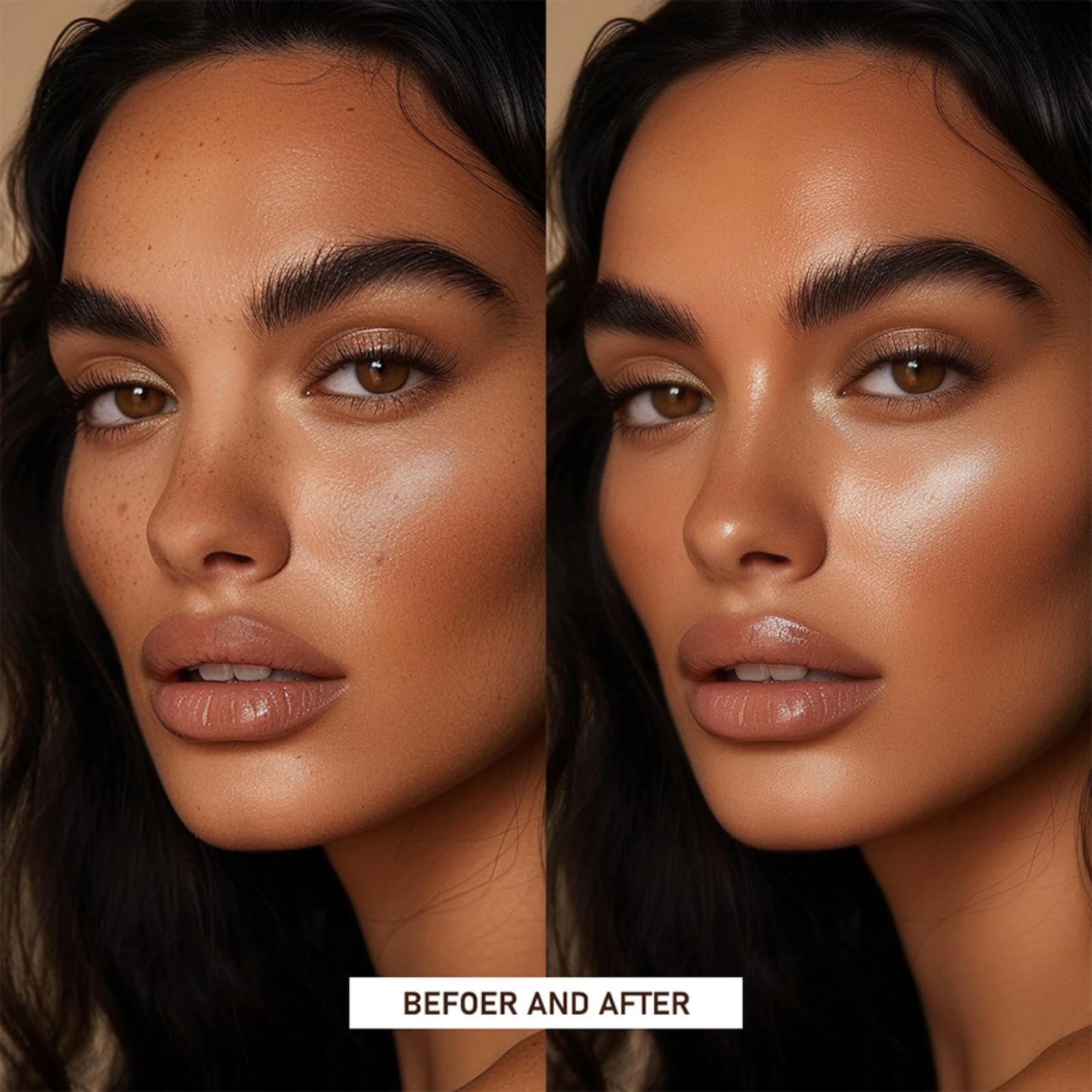 Cureluxe Glowing Liquid Bronzer - Bronzing Drops - Tan Face Drops -Liquid Bronzing Drop for Body - Tan Luxe Face Tanning Drop for Contour Makeup & Natural Glow - Luxe Champagne Shimmer 01