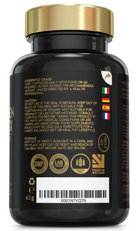 Advanced Collagen Complex | 1593mg Vitamin Boosted Complex for Glowing Hair, Skin & Nails | 90 High Strength Capsules | Premium Bovine Supplements for Women & Men, Made in The UK