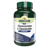 Natures Aid Glucosamine and Chondroitin Complex with Rosehip, Ginger, Turmeric and Vitamin C, 90 Capsules