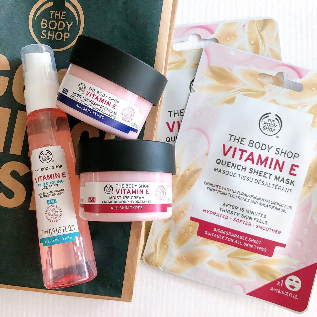 Vitamin E Skin Cooling Gel Mist.