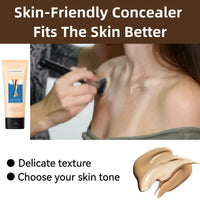 Jinjiar Leg Makeup Waterproof No Transfer,Leg Vein Cover up Makeup,Leg Makeup Lotion,Leg and Body Scar Cover Up Makeup,Concealer Full Coverage,Makeup Concealer,Leg Makeup,Lasting Perfection Concealer(1#)