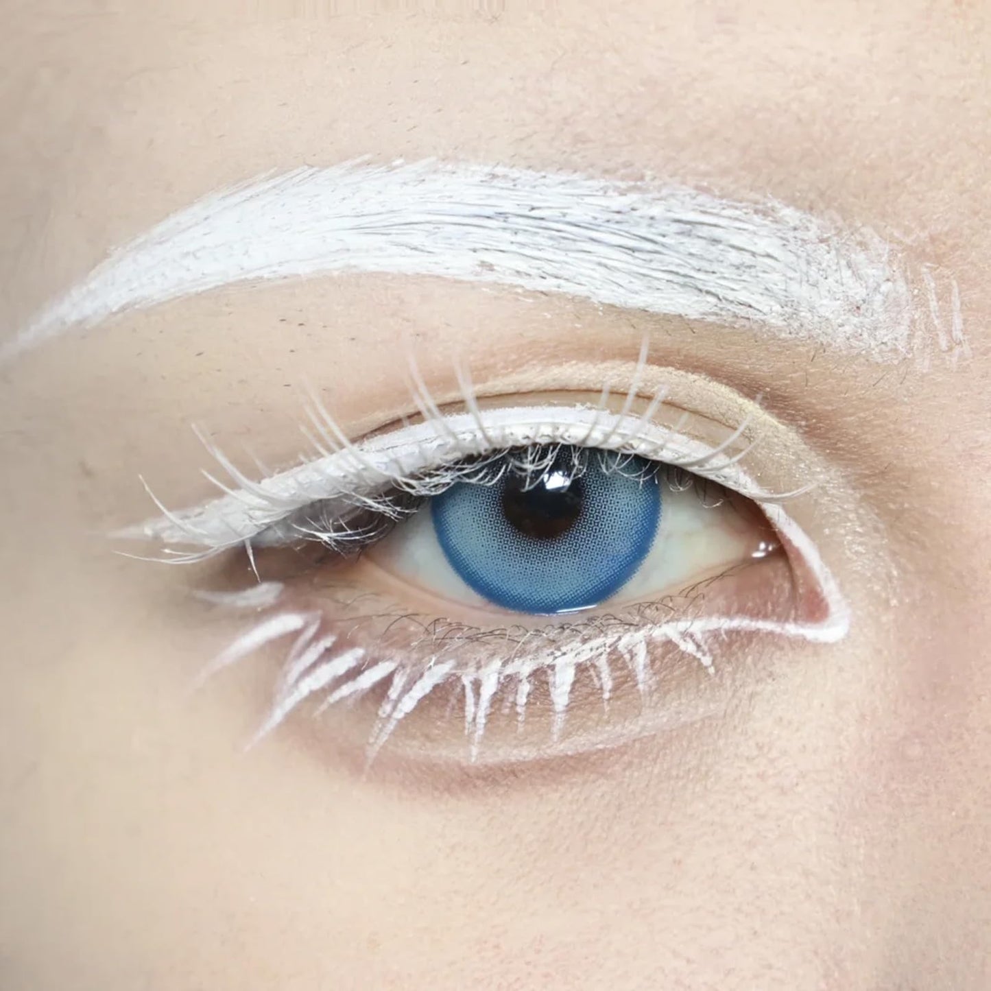 RUICHING White Eyebrow Gel, Brow Pomade, Brow Dye with Brush, Christmas Makeup Waterproof Long Lasting Tinted Brow Gel, Smudge-Proof Sweat Resistant Brow Cream