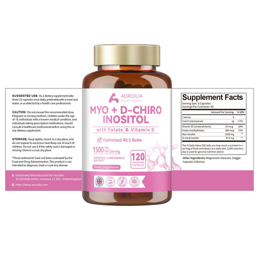 Aoruilia Inositol Capsules