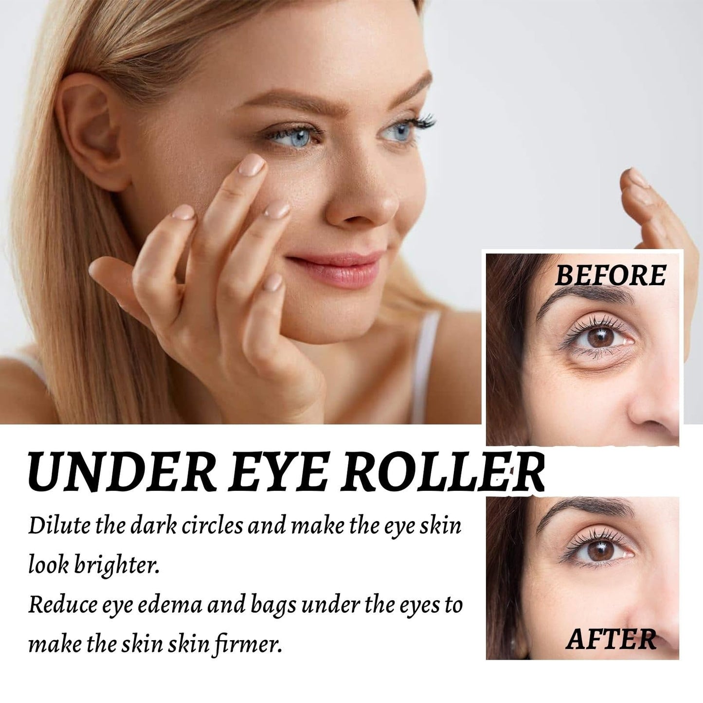 OuXing Lutein Eye Oil,Vitamin C Lutein Eye Oil,Eye Cream for Dark Circles and Puffy E/yes,E/ye Rollerball for Eyes,Lut/ein Essential O/il,Dark Circle Ey/e Cream,L/utein Rollerball