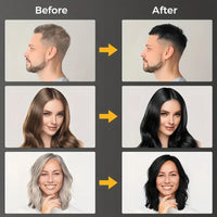SingHao Polar Hair Dye Shampoo,Hair Care Dye Shampoo,Permanent Hair Dy/e,Colour Shamp/oo to Cover Grey Ha/ir,Natural Ha/ir Dy/e Sha/mpoo,Sh/ampoo for Color Treated H/air,Anti Grey Sha/mpoo#Dark Brown &Black
