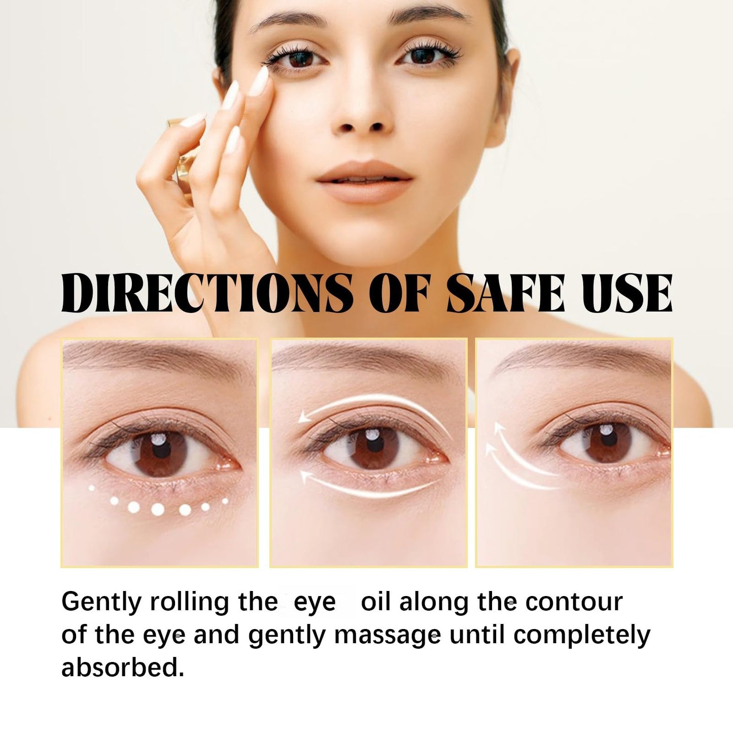 Siyinzu Lutein Eye Essence Oil,Lutein Anti-Wrinkle Eye Serum Oil,Vc E-ye Wrinkle Essence O-il,Fading Anti-Wrinkle To Improve Eye Bags Dark Circles for All Skin Types1PCS, 20ml)