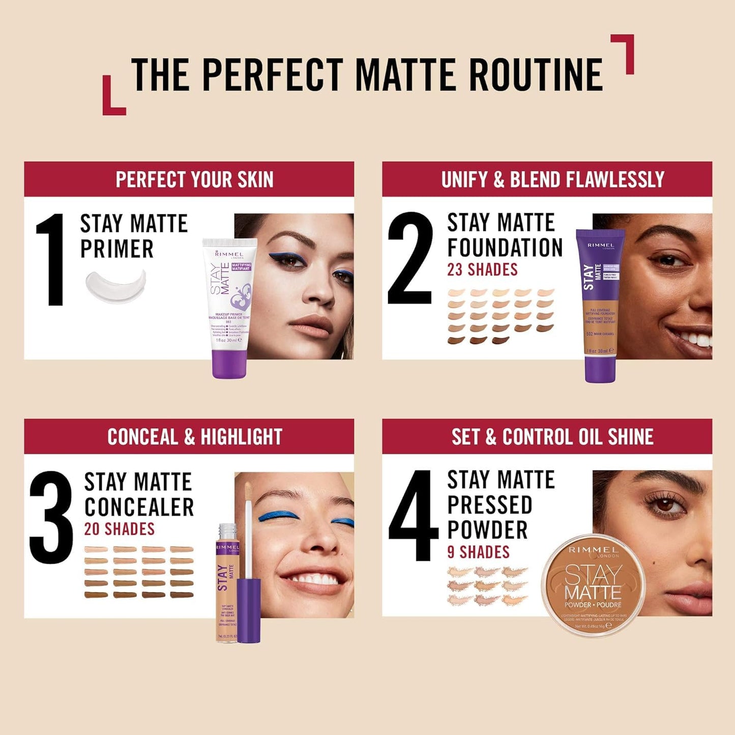 Rimmel Stay Matte Soft Matte Concealer - 532 Golden Amber