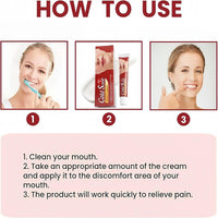 Fankayi Cold Sore Treatment Cream,Co/ld So/re Cream for Lips,Rapid Relief for Cold Sores,Mouth Ulcer Treatment for Adults,Mouth Ulcer Treatment,Mouth Th-Rush Cure for Adults,Coldsore Cream for Lips
