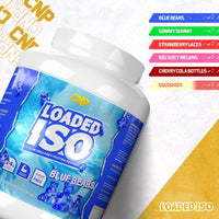 CNP Professional Loaded ISO, Clear Collagen Protein Powder, 24g Protein, 1.8kg, 60 Servings, Gluten & Lactose Free, 5 Great Tasting Flavours (Blue Bears)