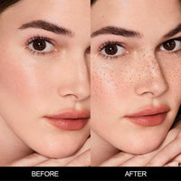 Ruojiar Freckle Stamp Pen,Ma/gic Fake Freckles Tatto Marker,Natural Lifelike Freckle Makeup Pen,Spot Stamp Pen,for All Skin Tones,Waterproof&Sweat-Proof,Long-Lasting Effect,Smudge-Proof,Natural Ingredients