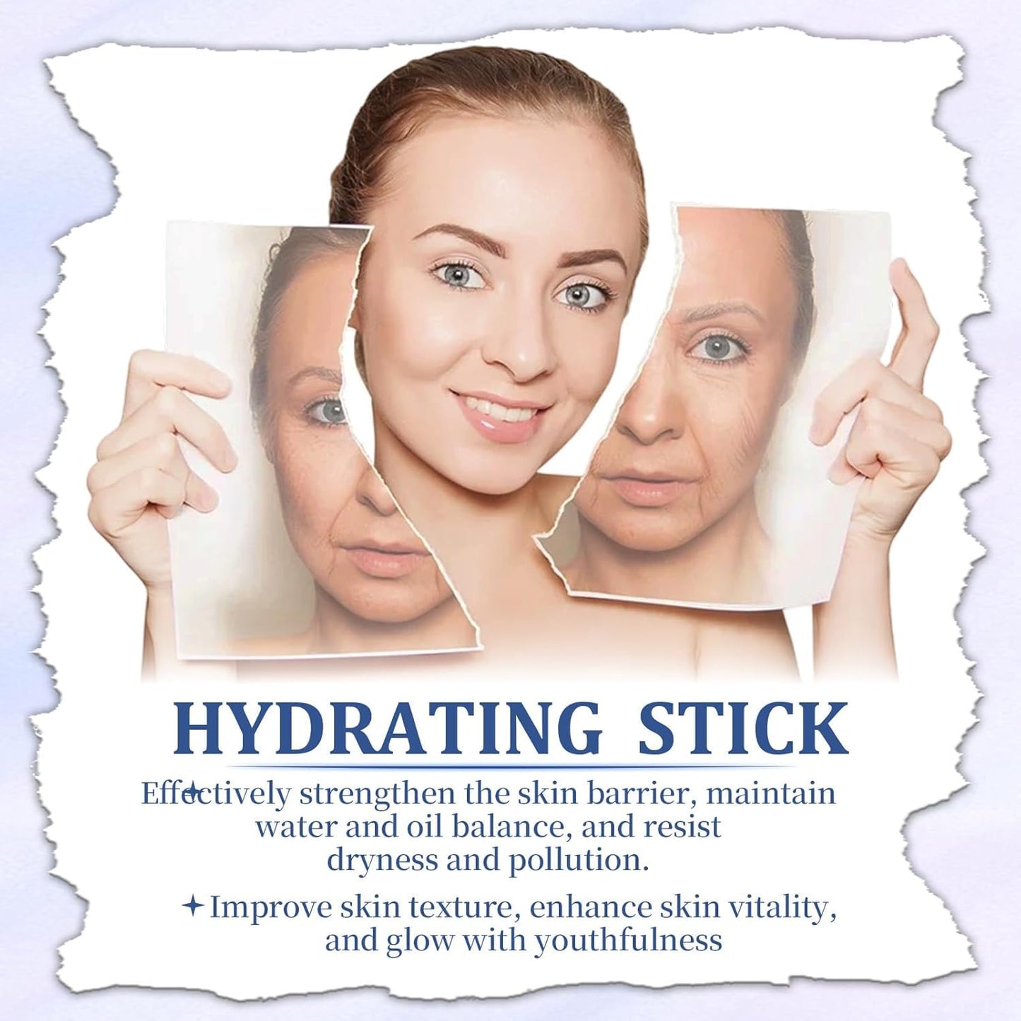 Fubsta 2Pcs Calcium Multi Balm,Calcium Volume Multi Balm,Korean Collagen Moisturing Stick,Wrinkle Core Stick,Moisturizing Cream,Hydrating,Firming Skin,Suitable for Eyes,Neck,Face
