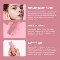 BEEBEN 2 PCS Nothora Collagen Wand, Anti-Wrinkle Elastic Deep Filling Collagen Stick, Suitable for Face/Eyes/Lips/Neck, Anti-Wrinkle Moisturizing Portable