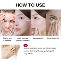 ISBEAUSOLS Rice Ampoule Duo,Exfoliating Face Scrub for Women,Gentle Facial Cleanser with Rice Water & Niacinamide,Hydrating Exfoliating Face Wash,Anti-Aging Facial Scrub for Glowing Skin,Non-Irritating Cleanser