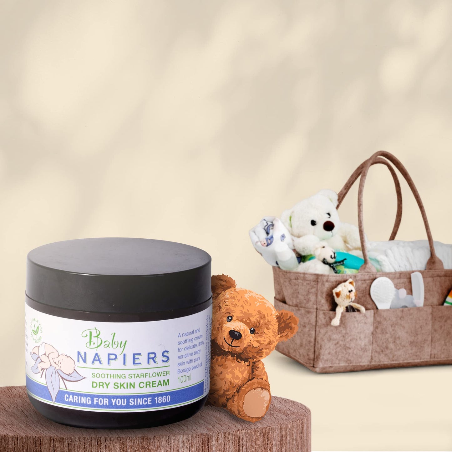 Baby Napiers Starflower Dry Skin Cream | Extremely gentle cream suitable for newborns | 100ML