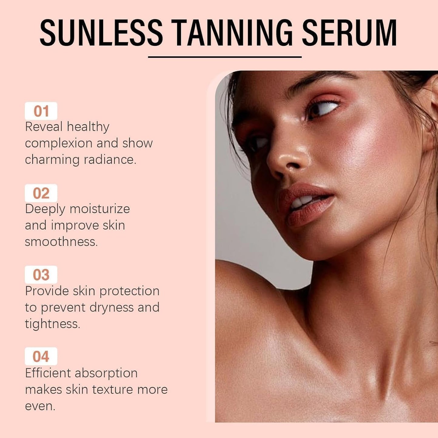 Generic Sunless Tanning Drops, 2025 New Dolce Tan Love Drop, Tanning Drops U Drink, Enhancing Your Natural Skin Tone (2 PCS)