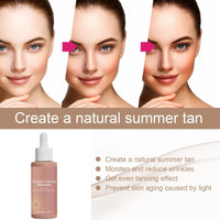 60ML Zeria Sunless Tanning Drops,Zeria Tanning Drops Self Tanner,Tanning Body Lotion for Self Tan