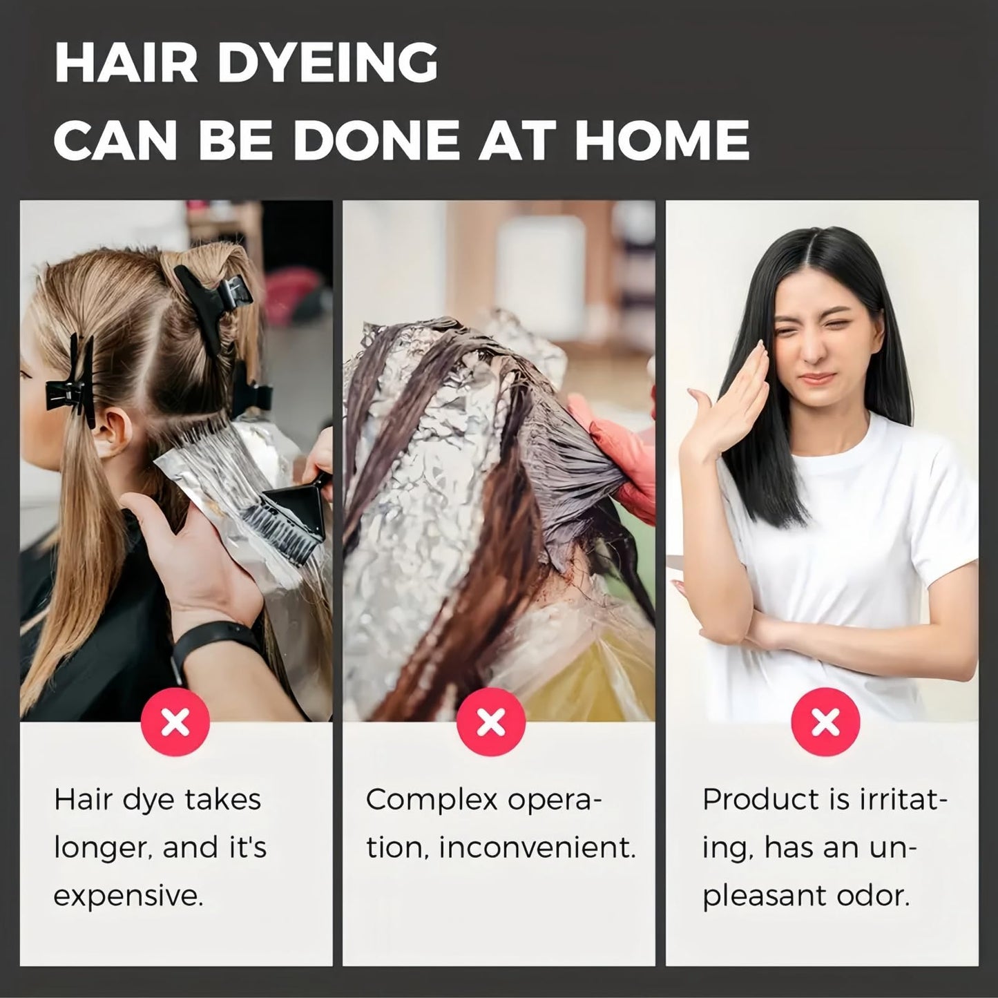 SingHao Polar Hair Dye Shampoo,Hair Care Dye Shampoo,Permanent Hair Dy/e,Colour Shamp/oo to Cover Grey Ha/ir,Natural Ha/ir Dy/e Sha/mpoo,Sh/ampoo for Color Treated H/air,Anti Grey Sha/mpoo#Dark Brown &Black