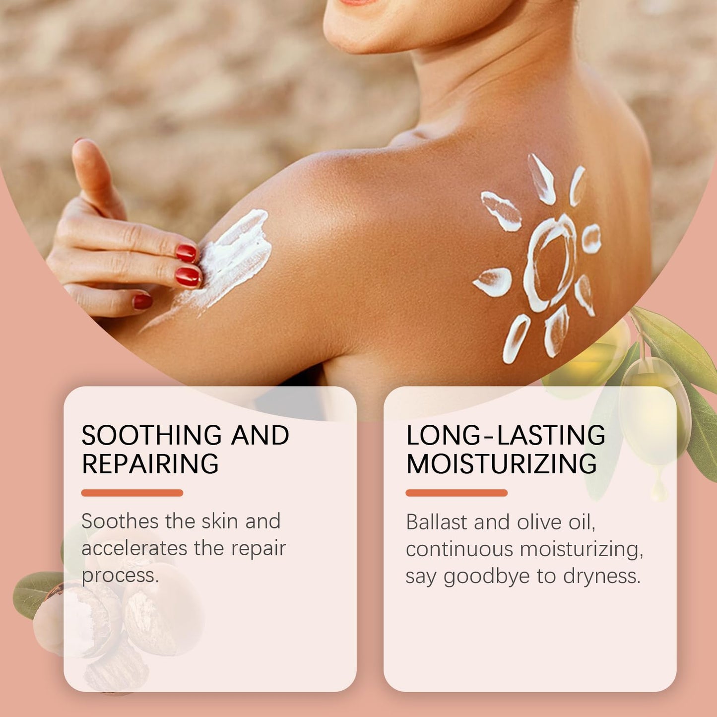 TBeautfave 2PCS Beef Tallow Sun Screen SPF 30, Natural Mineral Sunscreen SPF 30 - Natural Tallow & Zinc Oxide, Organic Sunscreen for Face & Body, Moisturizing Hydrating, No Sticky, Lightweight, 2PCS*80g