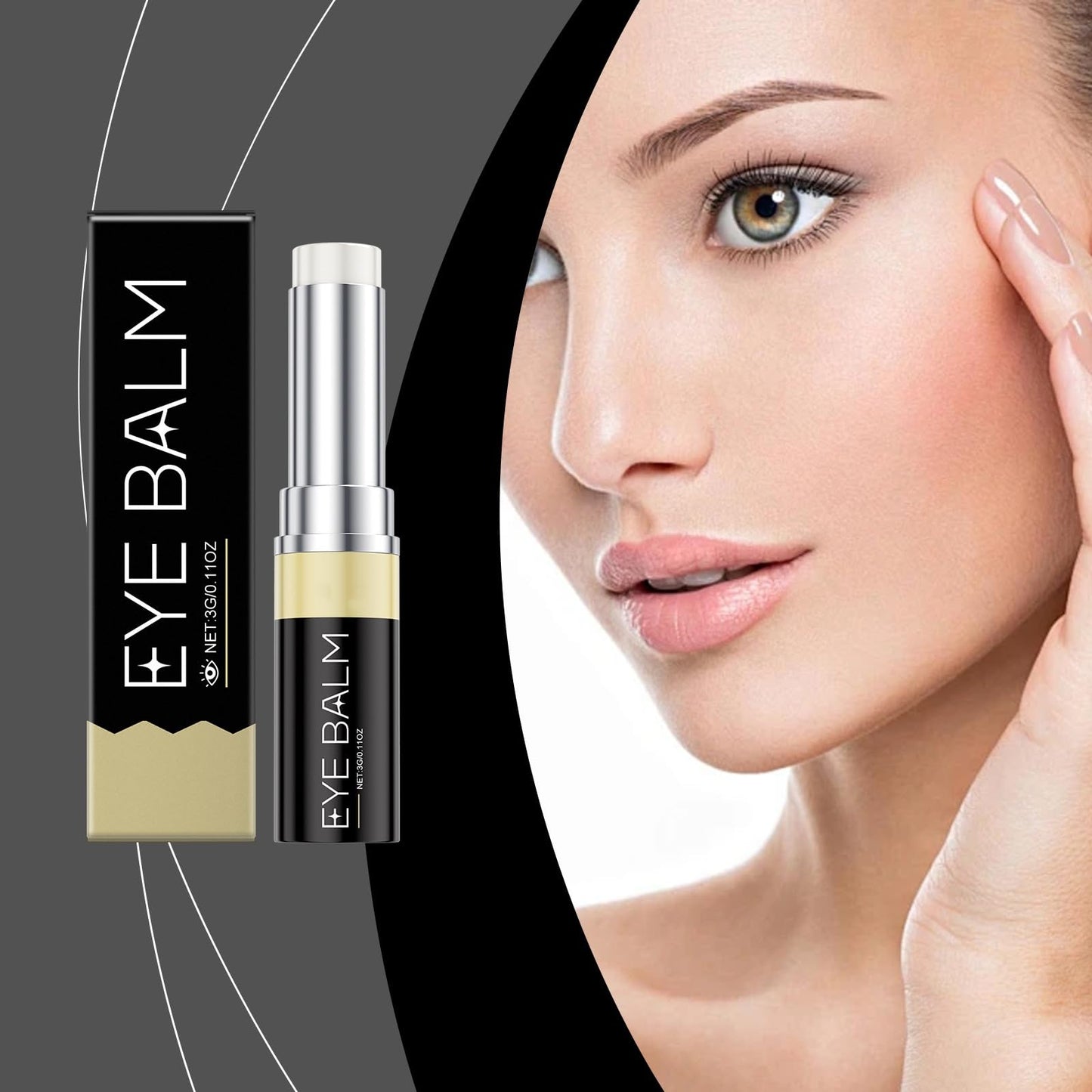SingHao Lum/ibalm Stick for Under Eye Bags,Eye Wrinkle Cr/eam,Retinol Eye Cream Stick,Anti Aging Eye Cream S/tick,Eye Balm Stick Hydrating,Dark Circle Eye Crea/m,Lum/ibalm Eye Serum,Instant Firming Eye C/ream
